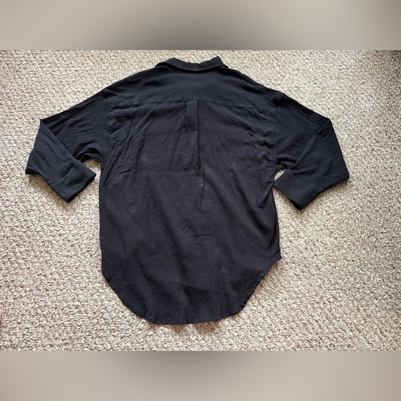 Z Supply 100% Cotton Button Up Shirt Sz M/L - Picture 9 of 11